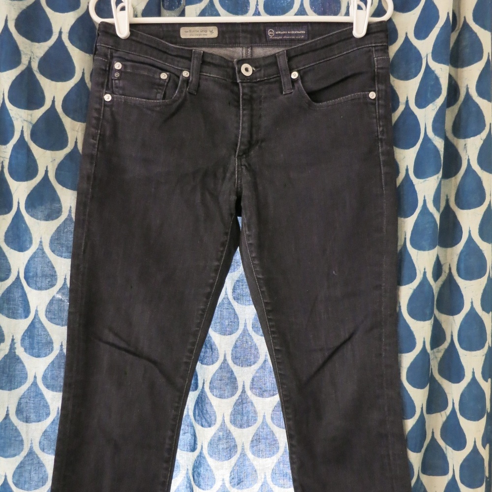 AG black jeans, Ankle length, 29, Anthropologie